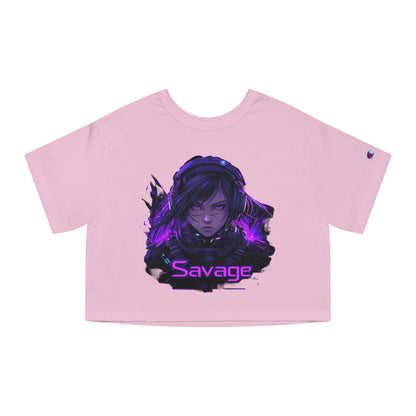 Savage Champion Women's Heritage Cropped T-Shirt