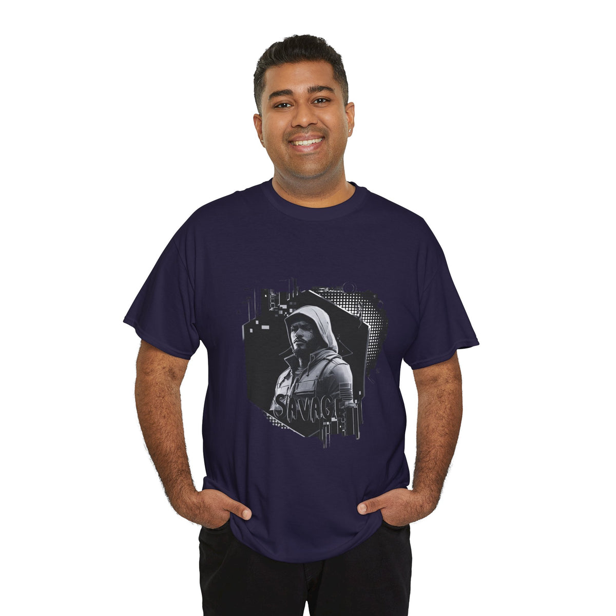 Stone Cold Savage Man - Noir Collection Tee Shirt