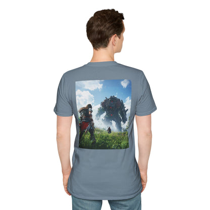 The Road Less Traveled... Unisex Titan Boss Battle Cotton Tee