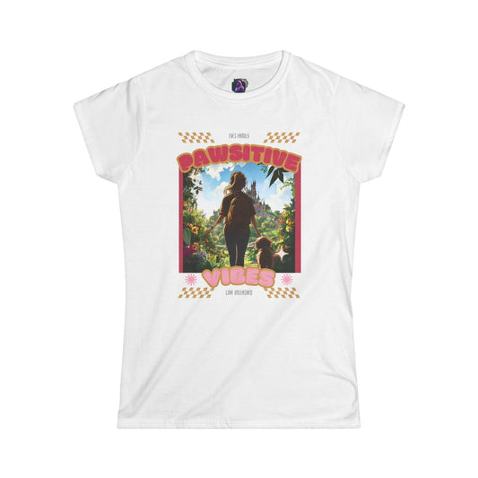 Pawsitive Vibes - Women's Softstyle Tee