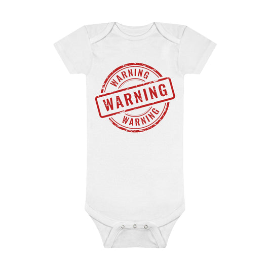 WARNING: Operation Squishy Surprise has Arrived Onesie® Organic Baby Bodysuit