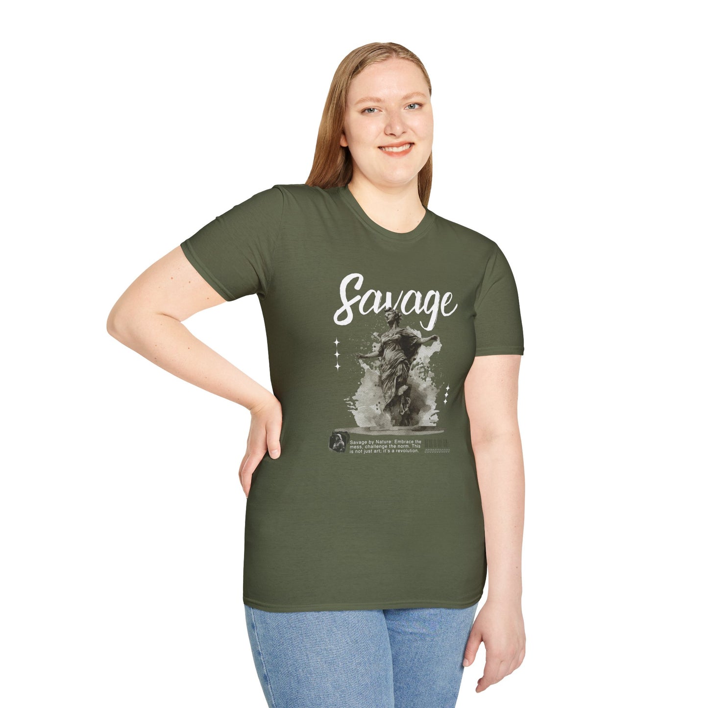 Savage Sculpture Unisex Softstyle T-Shirt