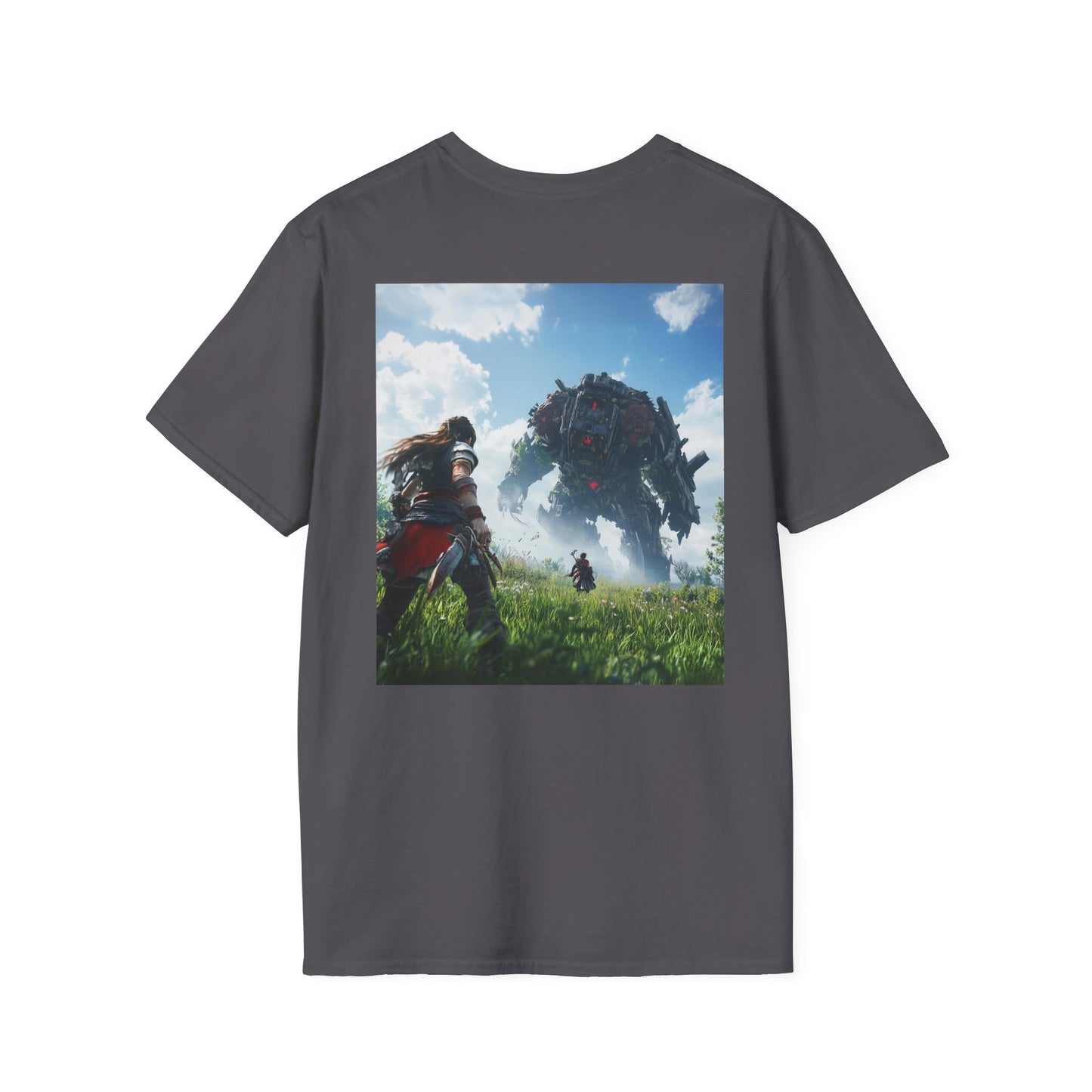 The Road Less Traveled... Unisex Titan Boss Battle Cotton Tee