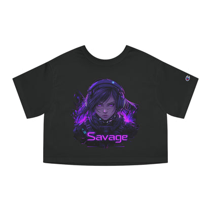 Savage Champion Women's Heritage Cropped T-Shirt