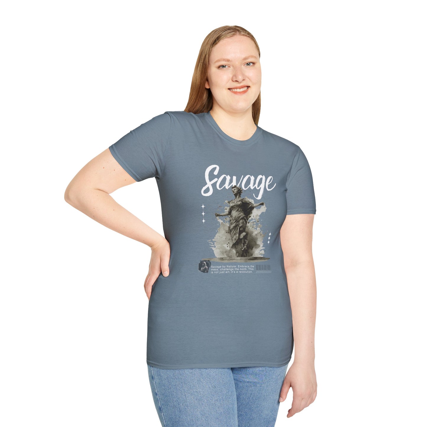 Savage Sculpture Unisex Softstyle T-Shirt