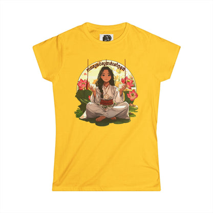 Serenity in Bloom Women's Softstyle Tee
