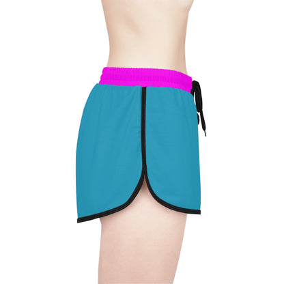 Little Miss Savage - Shorts for Women - Cyan