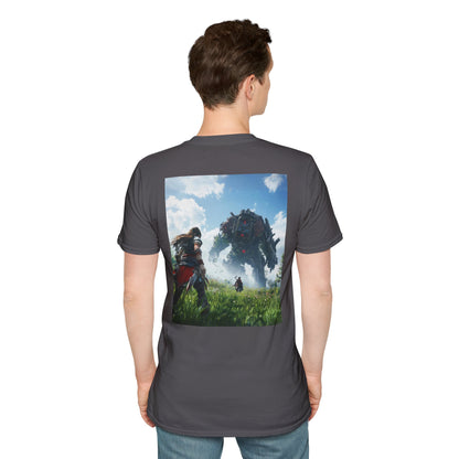 The Road Less Traveled... Unisex Titan Boss Battle Cotton Tee