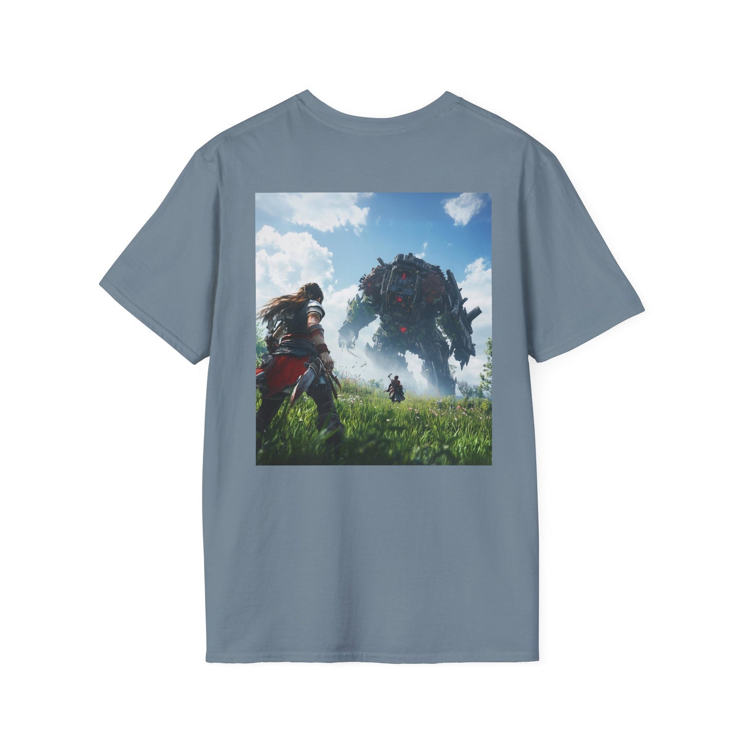 The Road Less Traveled... Unisex Titan Boss Battle Cotton Tee