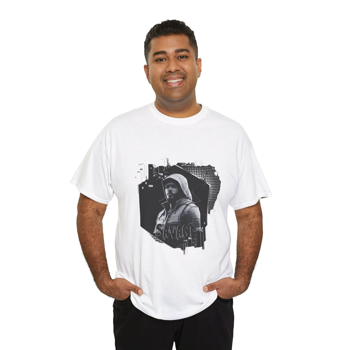 Stone Cold Savage Man - Noir Collection Tee Shirt