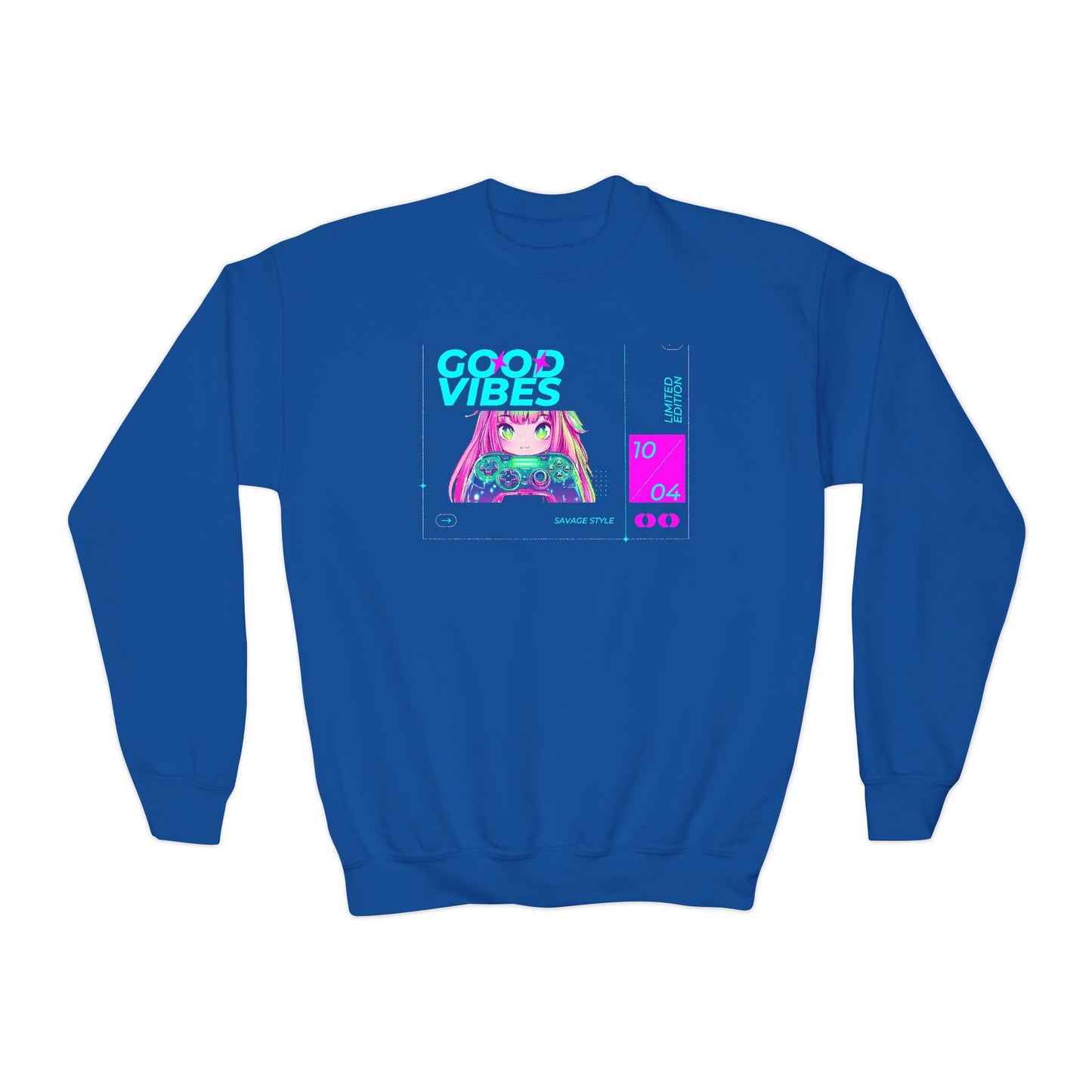 Good Vibes Crewneck Sweatshirt - Youth