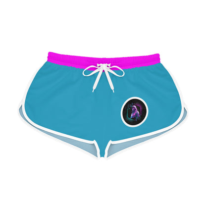 Little Miss Savage - Shorts for Women - Cyan