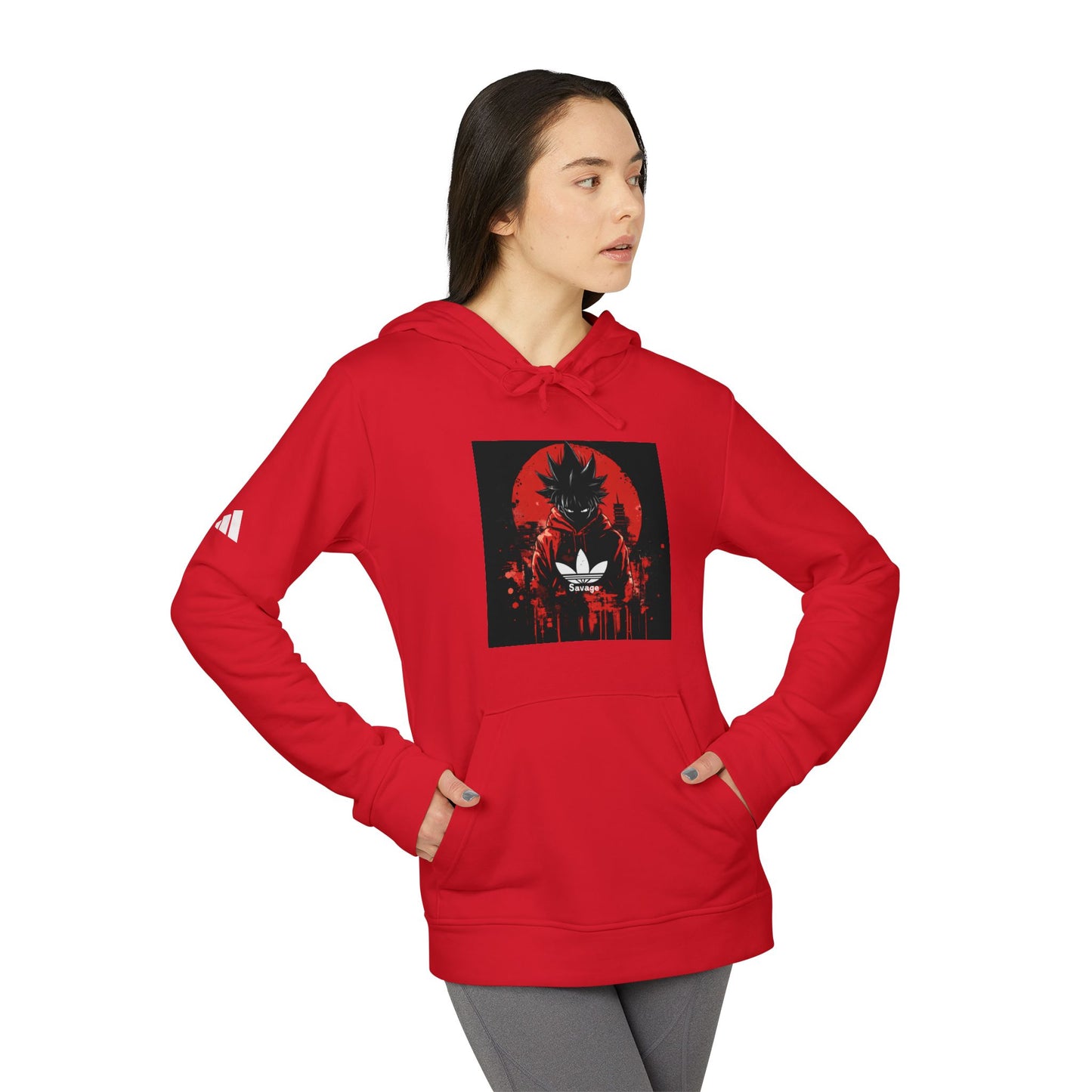 adidas Anime Savage Unisex Fleece Hoodie