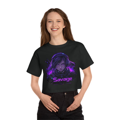 Savage Champion Women's Heritage Cropped T-Shirt